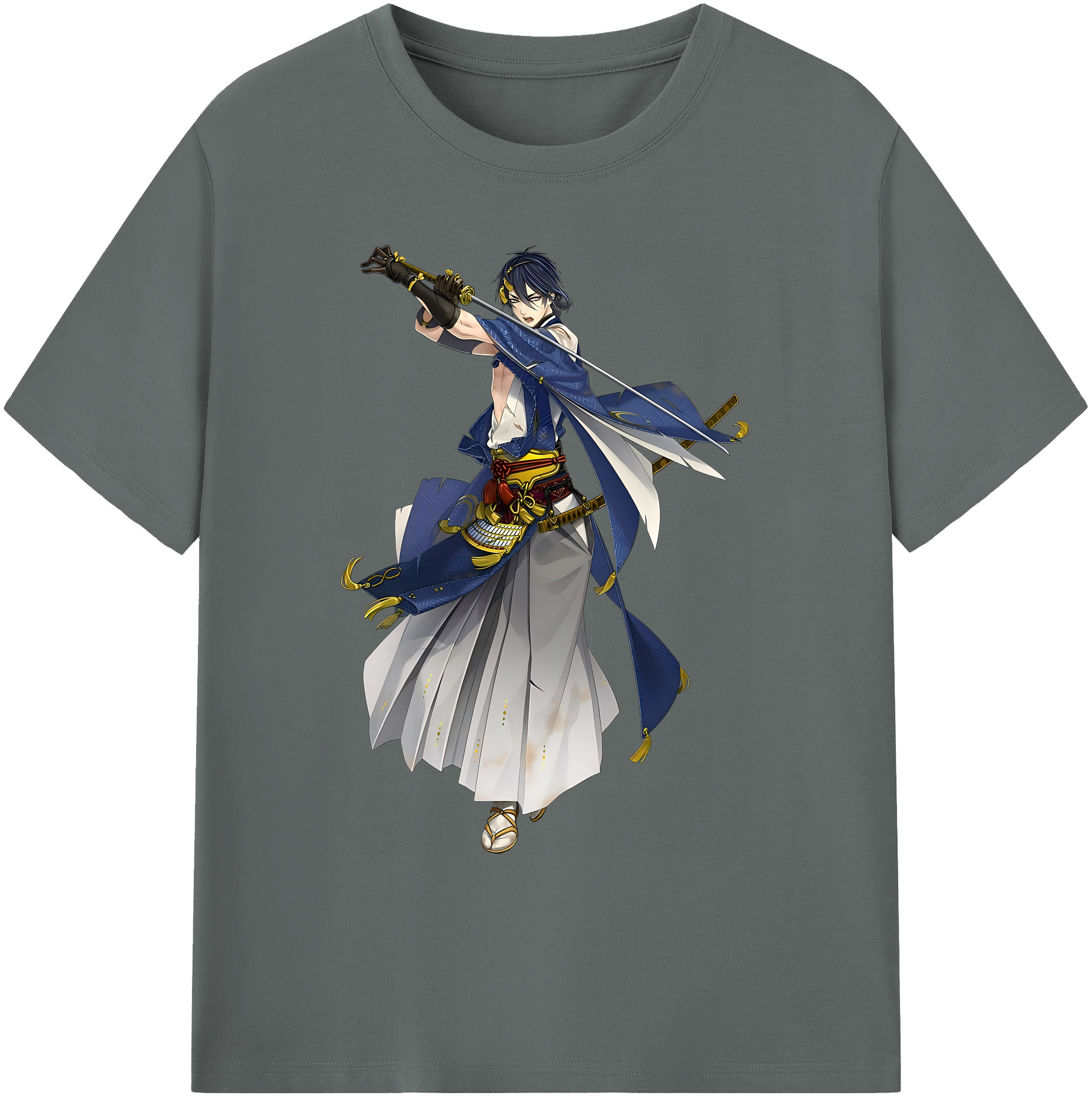（画像用） 刀剣乱舞 Touken Ranbu 綿100％ メンズ半袖Tシャツ｜肌触りやわらか＆通気性